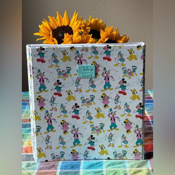 🩵💛❤️ DISNEY100 MICKEY & FRIENDS CLASSIC STATIONERY 3-RING BINDER ❤️💛🩵 NWT - Picture 3 of 16